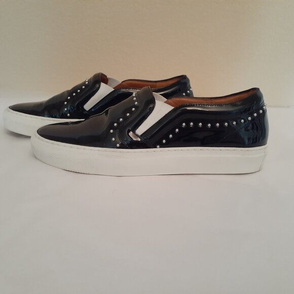 Givenchy Patent Leather Skate Slip-on Shoes - Picture 4 of 12